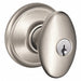 Knob Lockset Mechanical Entrance Grd. 1