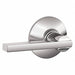 Door Lever Lockset Bright Nickel Passage