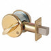 1-Cyl Deadbolt Standard Bright Brass