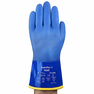 J2763 Gloves Blue 12 L Size 8 PR