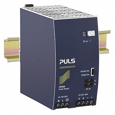 DC Power Supply Metal 24 to 28VDC 480W