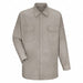 J2899 FR Collared Shirt Gray NFPA 2112 8.5oz