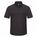 J2888 Short Sleeve Polo Sz S Black Polyester