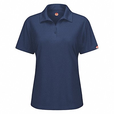 J2890 Short Sleeve Polo Wmn XS Navy Polyester