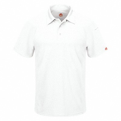 Short Sleeve Polo 4XL White 5 oz.