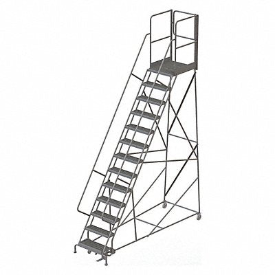 Rolling Ladder 13 Steps Cap. 450lb.