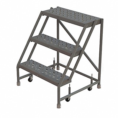 Rolling Ladder Steel 3 Steps 450 lb.