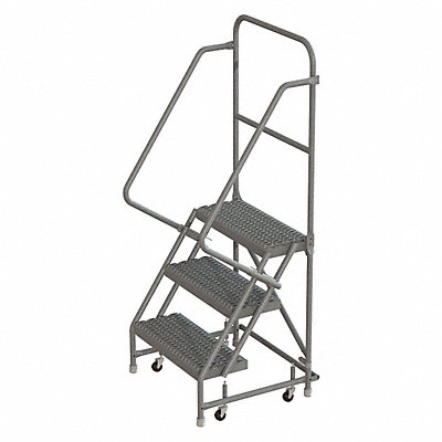 Rolling Ladder Steel 3 Steps 450 lb.