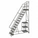 Stock Picking Rolling Ladder Cap 450lb.