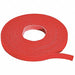 Hook-and-Loop Cable Tie Roll 75 ft Red