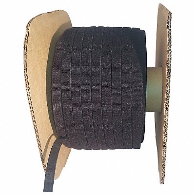 Hook-and-Loop Cable Tie Roll 600 ft Blck