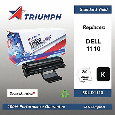 Toner Cartridge Black 2000 Dell1100 1110