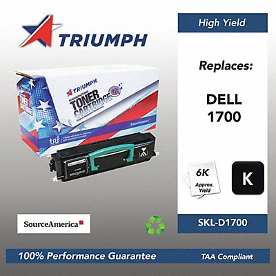 Toner Cartridge Black 6000 Dell1700 1710