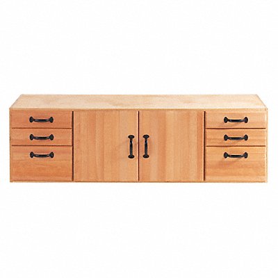 Storage Cabinet Beige 16 in Hx54 in W