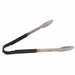 Uncoated Scalloped Tongs 12 L SS Black