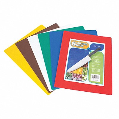 Cutting Board Set 12x15 in Assorted PK6