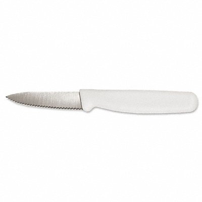 Paring Knife 3 1/2 in Blade White Handle