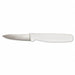 Paring Knife 3 1/2 in Blade White Handle