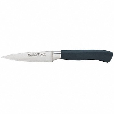 Paring Knife 3 1/2 in Blade Black Handle