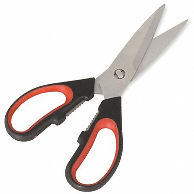 Kitchen Shears 7 1/2 L Black/Red Handle