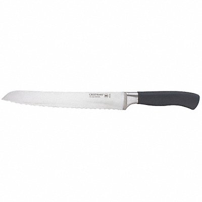 Bread Knife 9 in Blade Black Handle