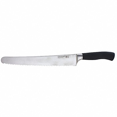 Bread Knife 10 in Blade Black Handle