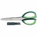 Kitchen Shears 8 in L Black/Green Handle