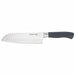 Santoku Knife 7 in Blade Black Handle