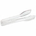 Salad Tongs 9 in L Plastic Clear