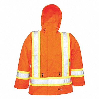 Rain Jacket Class 3 Type R Orange 2XL