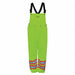 Rain Bib Overall Class E Yellow/Green S