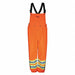 Rain Bib Overall Class E Orange 3XL