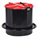 Drum Lid Red Steel 55 gal