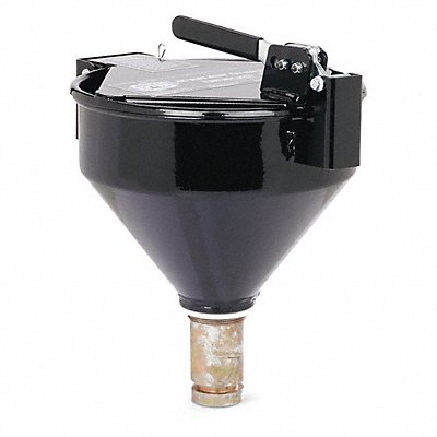 Drum Funnel Black Steel NPT