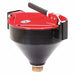 K7661 Drum Funnel Red Steel NPT