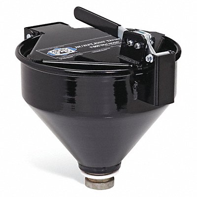 K7661 Drum Funnel Black Steel NPT