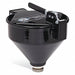 K7661 Drum Funnel Black Steel NPT