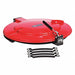 Drum Lid Red Steel 30 gal