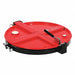 Drum Lid Red Steel 55 gal