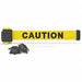 Magnetic Belt Barrier 7 ft L Caution Y