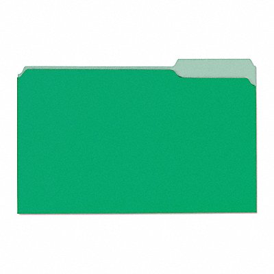 Top Tab File Folder Grn/Light Grn PK100