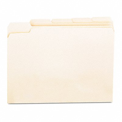 Top Tab File Folder 1/5 Manila PK100