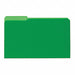 Tab Interior File Folder 1/3 Green PK100