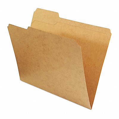 File Folder 1/3 Letter Kraft PK100