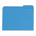 File Folder 1/3 Blue PK100