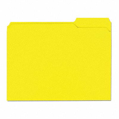 File Folder 1/3 Yellow PK100