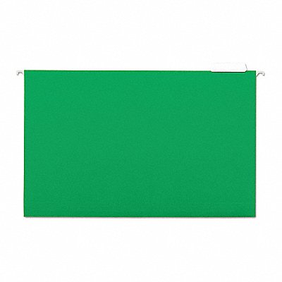 Hanging File Folders Bright Green PK25