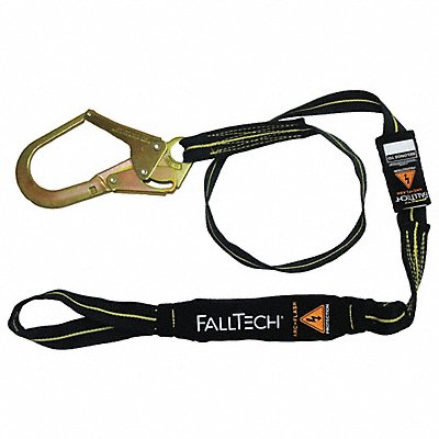 Shock-Absorbing Lanyard Black