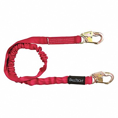 Shock-Absorbing Lanyard Red