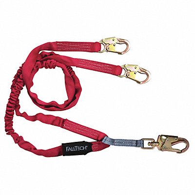 Shock-Absorbing Lanyard Red